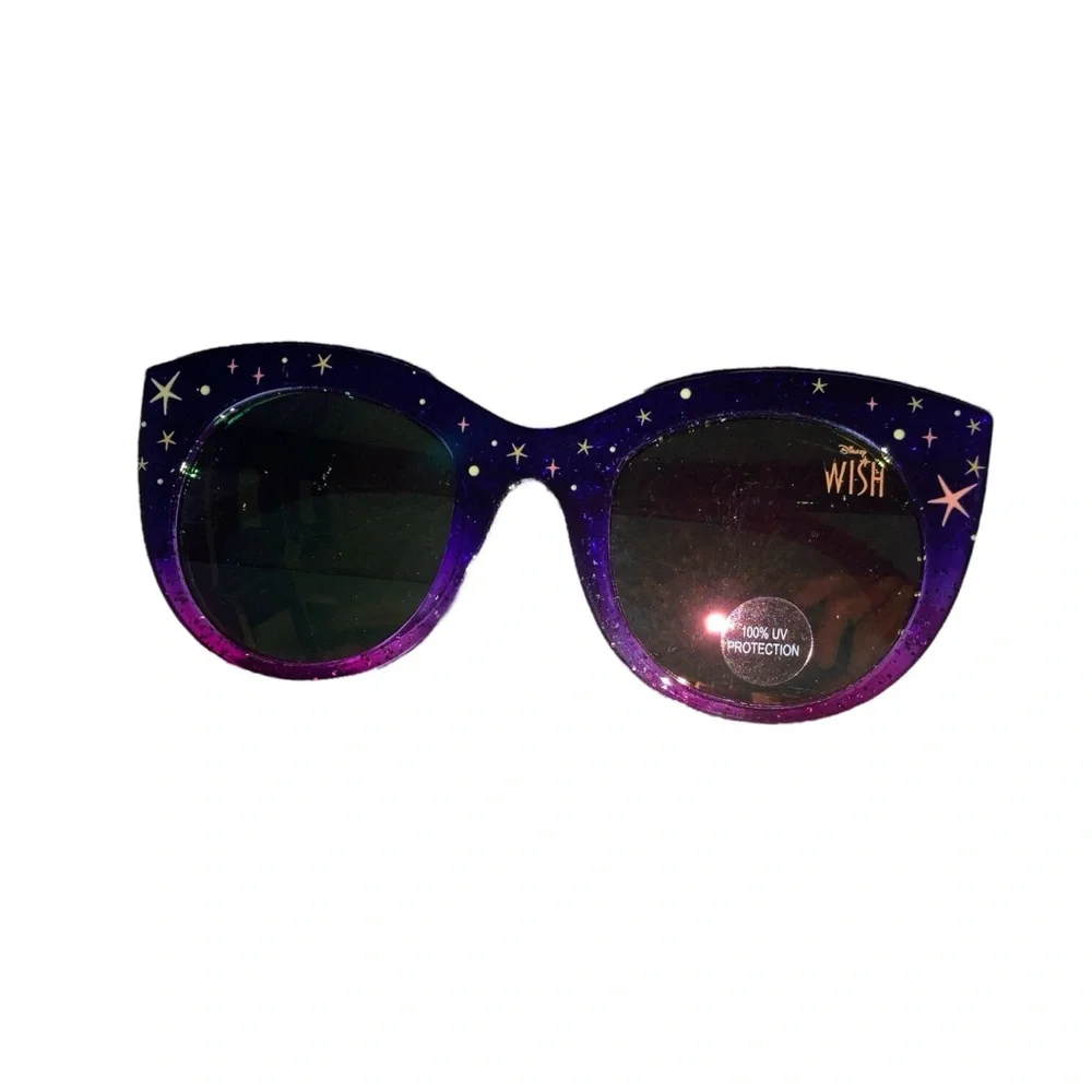 Disney Wish Purple Glitter Sunglasses